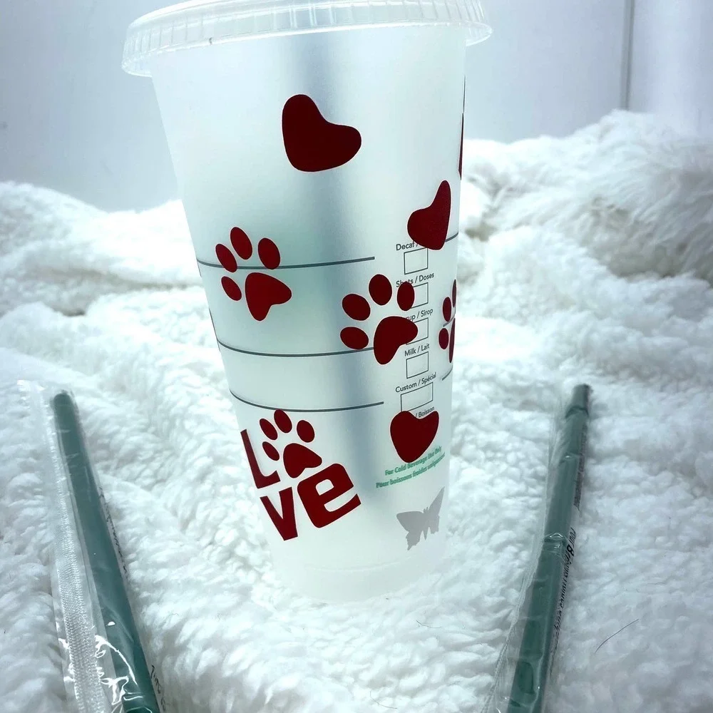 Valentine Day Mastiff MOM Starbucks 24oz  Tumbler - Picture 2 of 4
